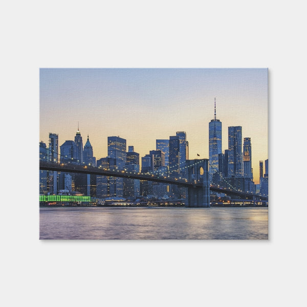 New York Sunset Wall Art — Canvas Wrap Format preview
