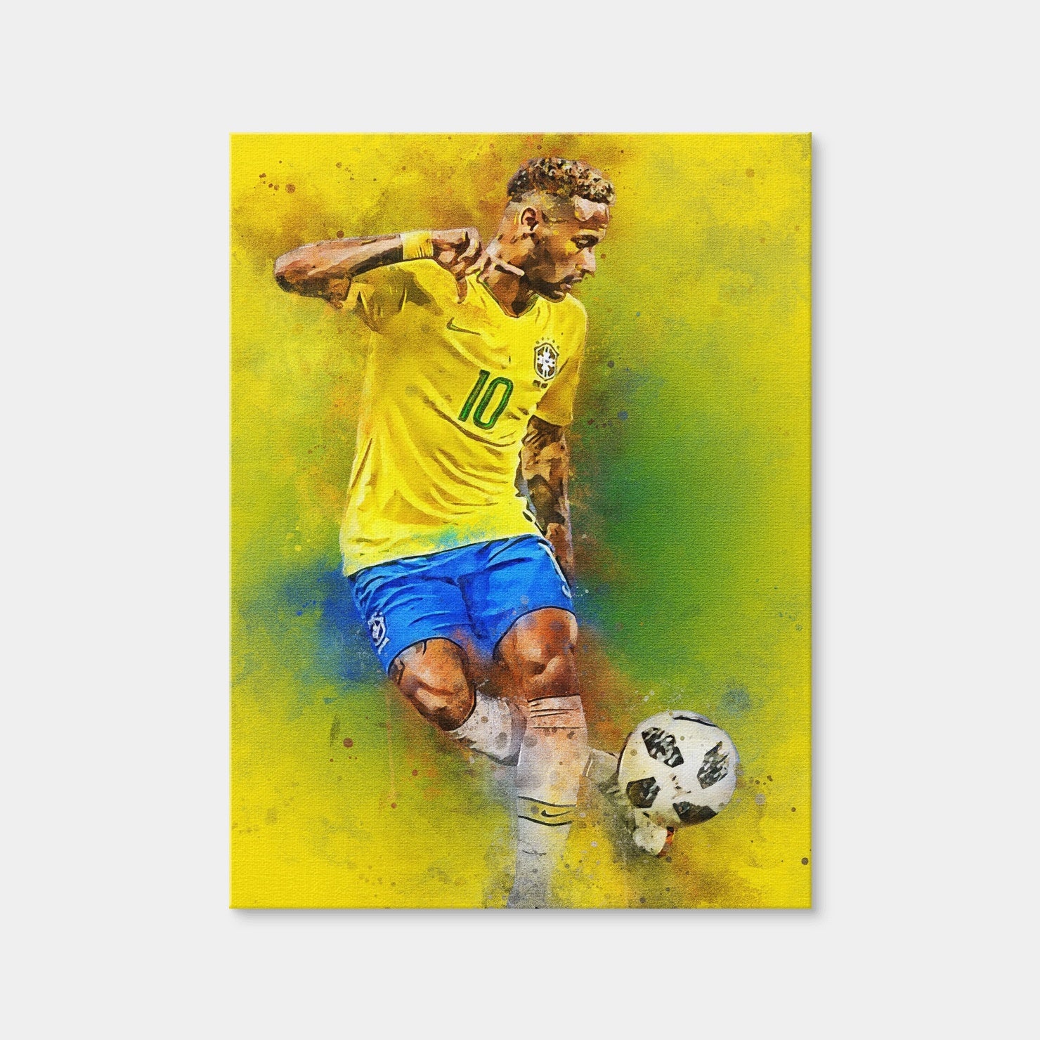 AUTO-MOCKUP WHITE | Neymar Jr | 1 Piece | Gallery Wrap Canvas | group=3x4
