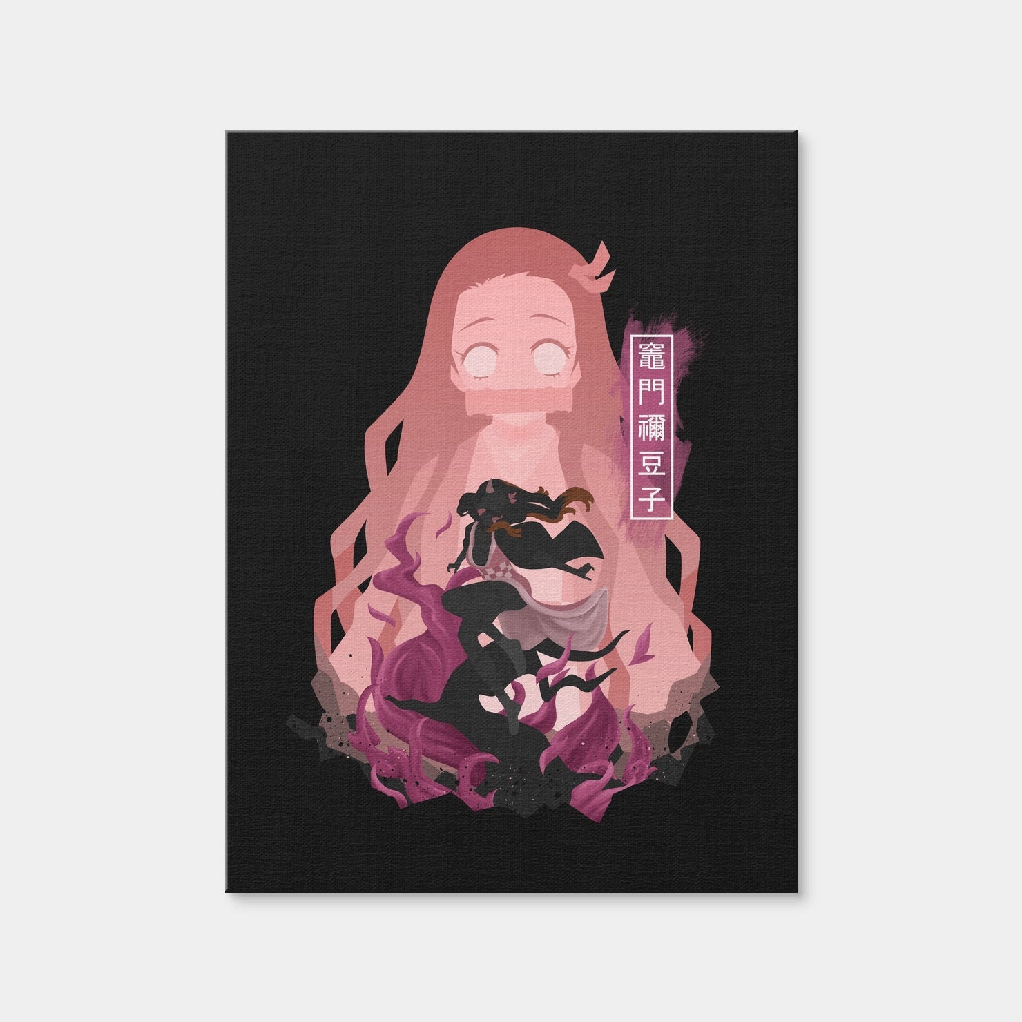 AUTO-MOCKUP WHITE | Nezuko | 1 Piece | Gallery Wrap Canvas | group=3x4