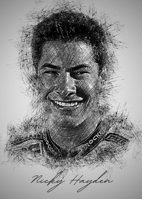 Nicky Hayden Wall Art