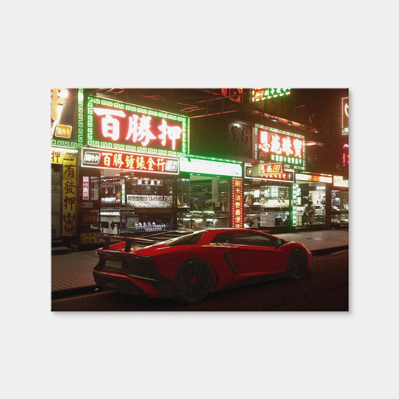 AUTO-MOCKUP WHITE | Night Villain | 1 Piece | Gallery Wrap Canvas | group=4x3