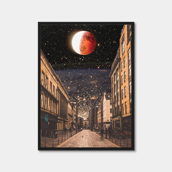 Night Wall Art — Framed Canvas Format preview