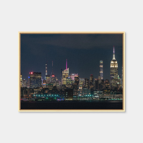 Nightlight Wall Art — Framed Canvas Format preview