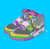 Nike Air Yeezy 2 Wall Art