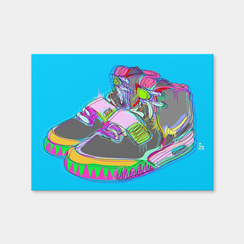 AUTO-MOCKUP WHITE | Nike Air Yeezy 2 | 1 Piece | Gallery Wrap | group=4x3