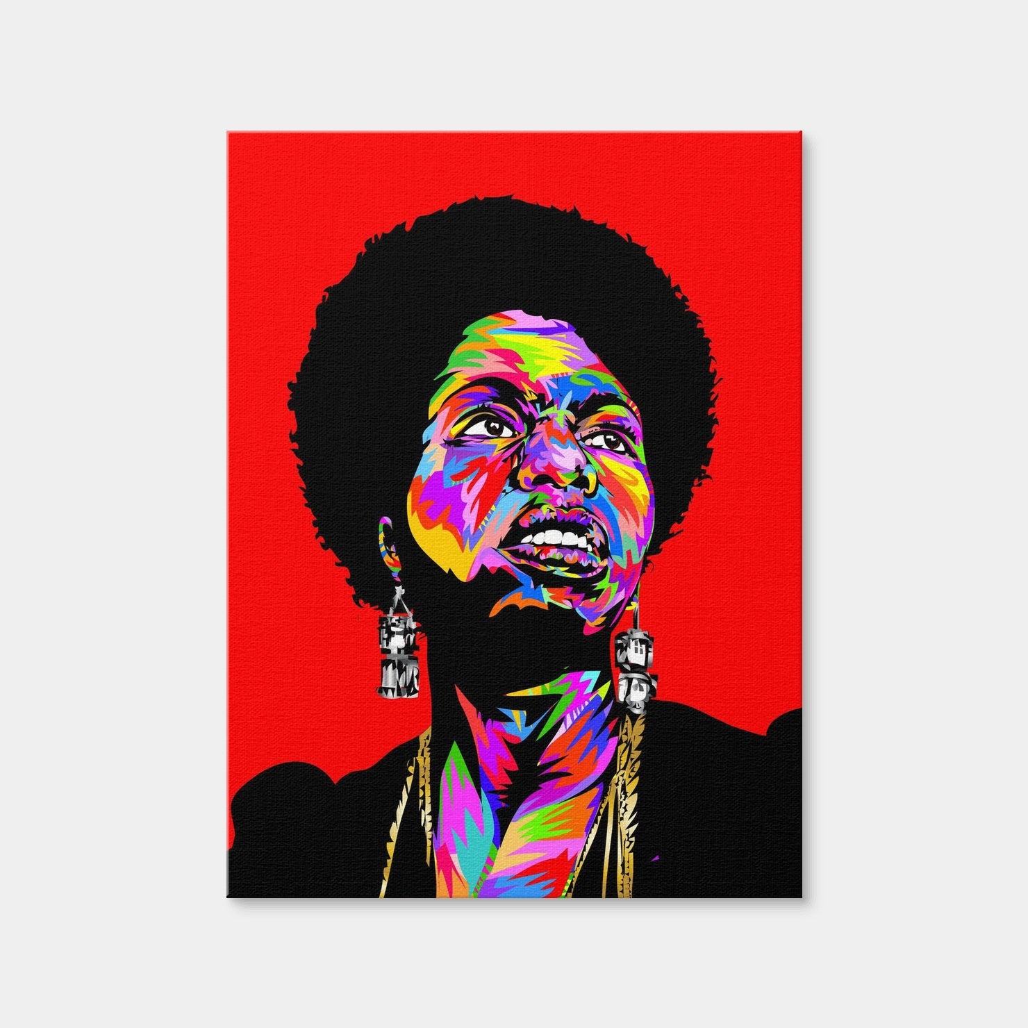 AUTO-MOCKUP WHITE | Nina Simone | 1 Piece | Gallery Wrap | group=3x4