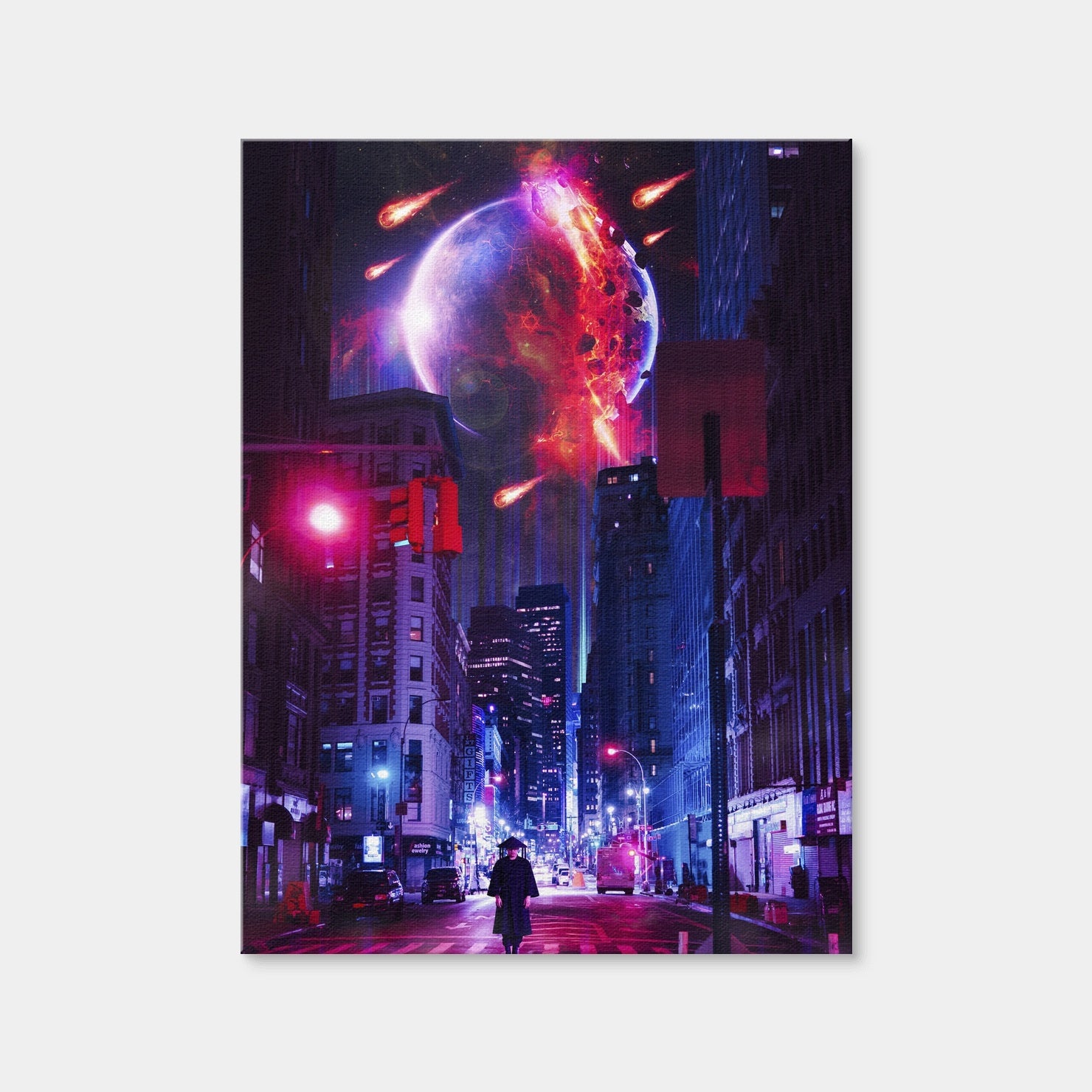 AUTO-MOCKUP WHITE | Ninja City | 1 Piece | Gallery Wrap Canvas | group=3x4