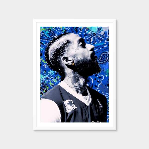 Nipsey Blue Final Wall Art — Framed Print Format preview
