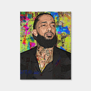 AUTO-MOCKUP WHITE | Nipsey Hussle | 1 Piece | Gallery Wrap Canvas | group=3x4