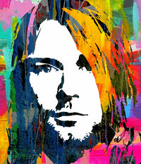 Nirvana Cobain Wall Art