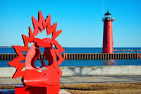 North Pier Lighthouse Wall Art