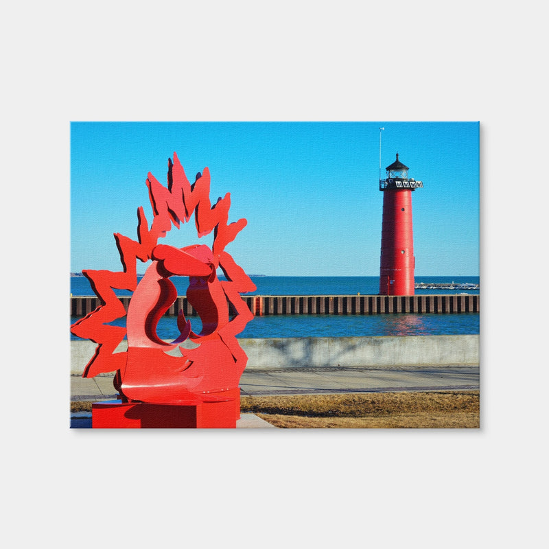 AUTO-MOCKUP WHITE | North Pier Lighthouse | 1 Piece | Gallery Wrap Canvas | group=4x3