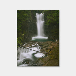 AUTO-MOCKUP WHITE | Northern BC Waterfall | 1 Piece | Gallery Wrap Canvas | group=3x4