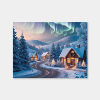 AUTO-MOCKUP WHITE | Northern Lights painting | 1 Piece | Gallery Wrap Canvas | group=4x3