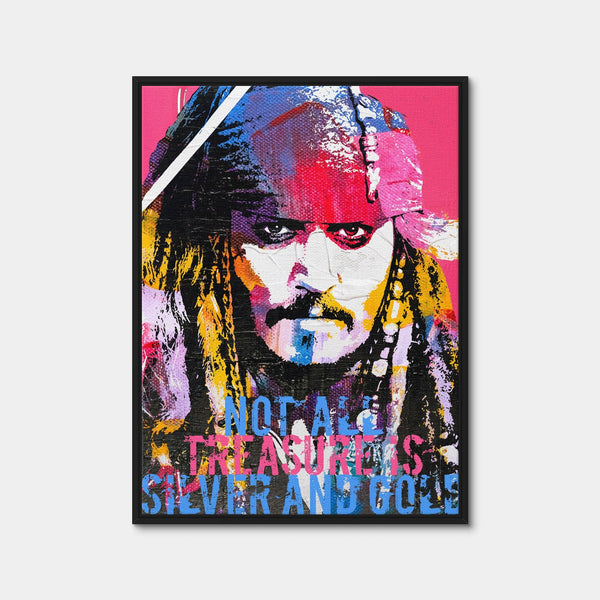 Not All Treasure Wall Art — Framed Canvas Format preview