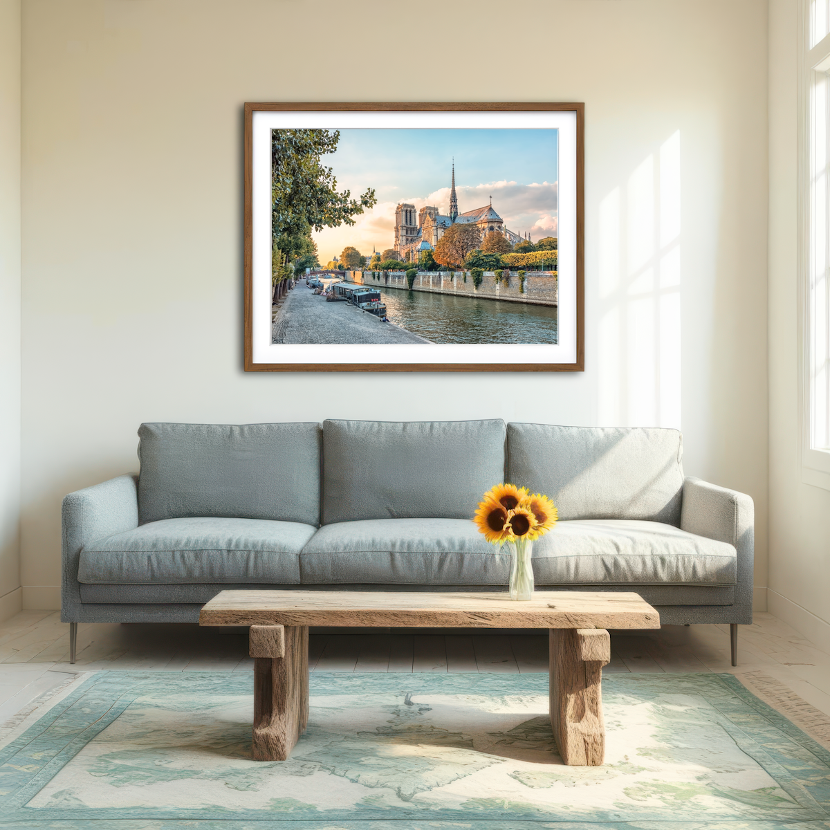 AUTO-MOCKUP ROOM | Notre Dame Wall Art