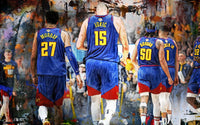Nuggets Core Four Wall Art