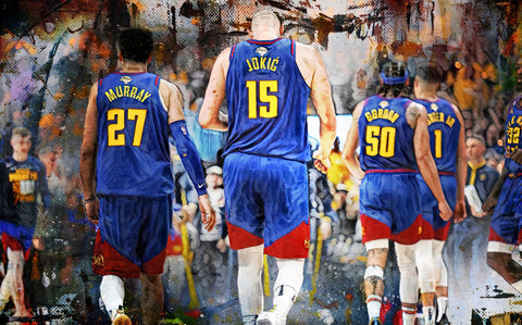 Nuggets Core Four Wall Art