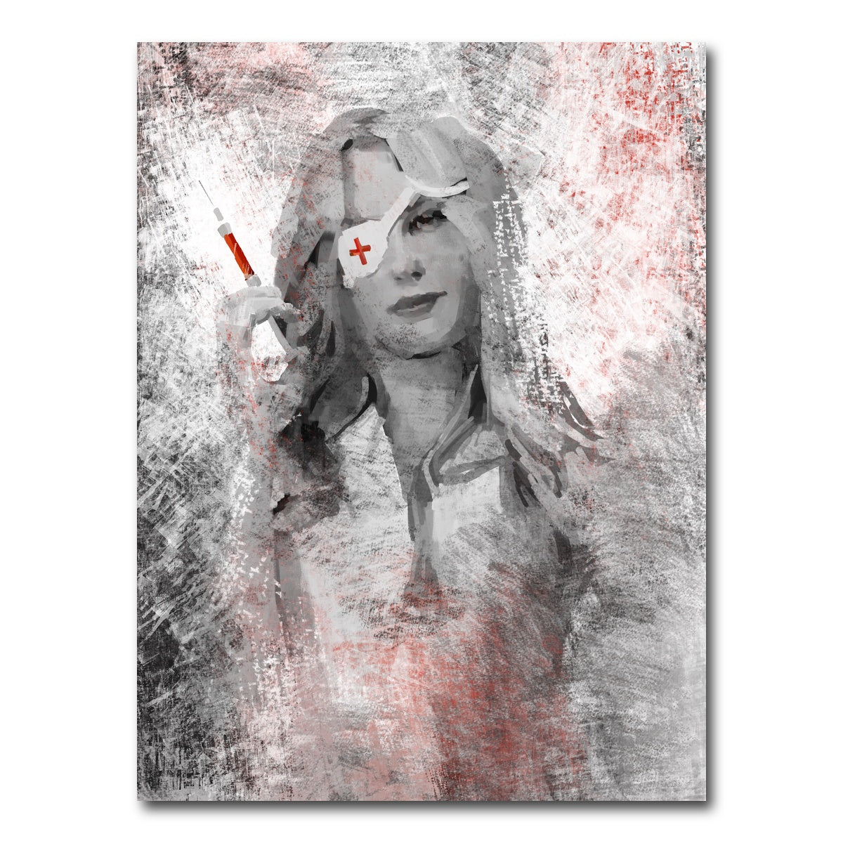 AUTO-MOCKUP WHITE | Nurse | 1 Piece | Gallery Wrap Canvas | group=3x4