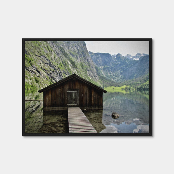 Obersee Bavaria Wall Art — Framed Canvas Format preview