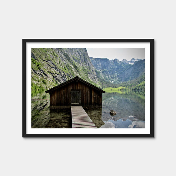 Obersee Bavaria Wall Art — Framed Print Format preview