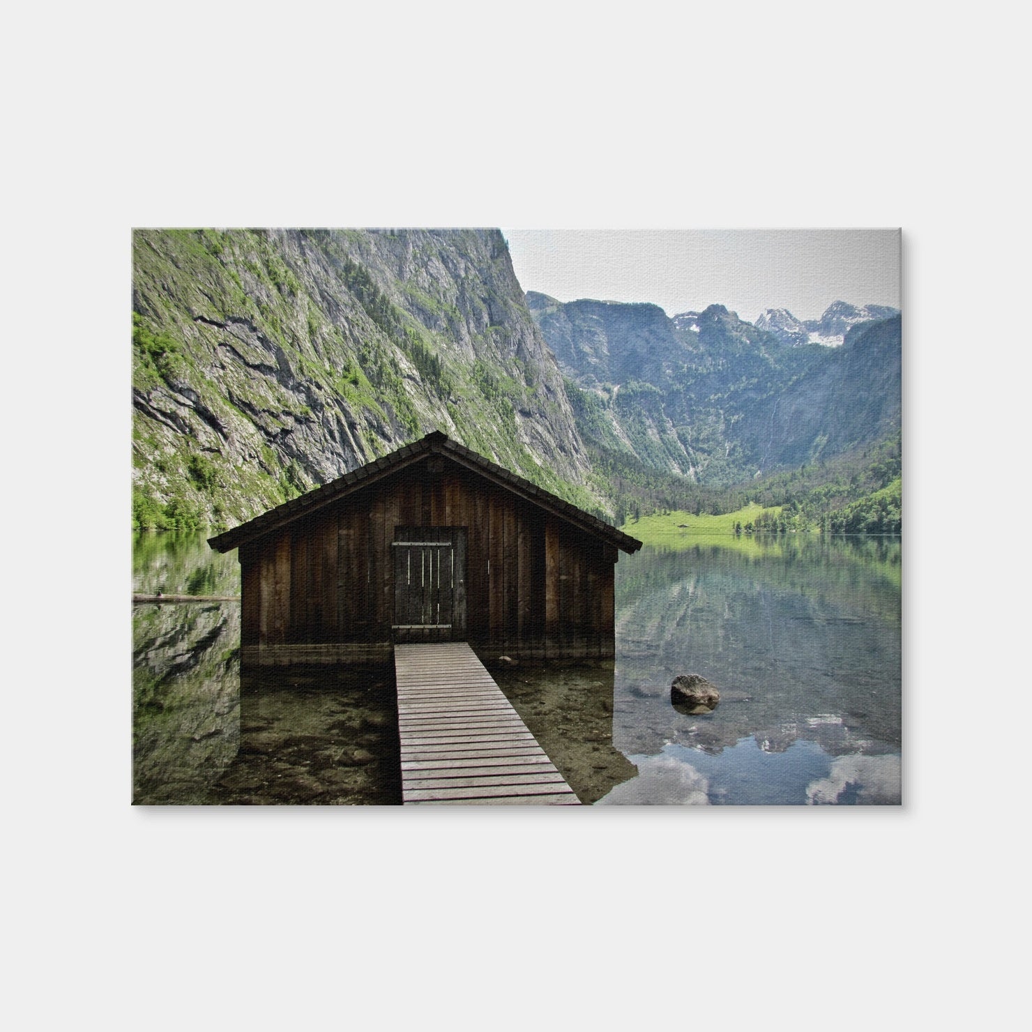 AUTO-MOCKUP WHITE | Obersee Bavaria | 1 Piece | Gallery Wrap Canvas | group=4x3