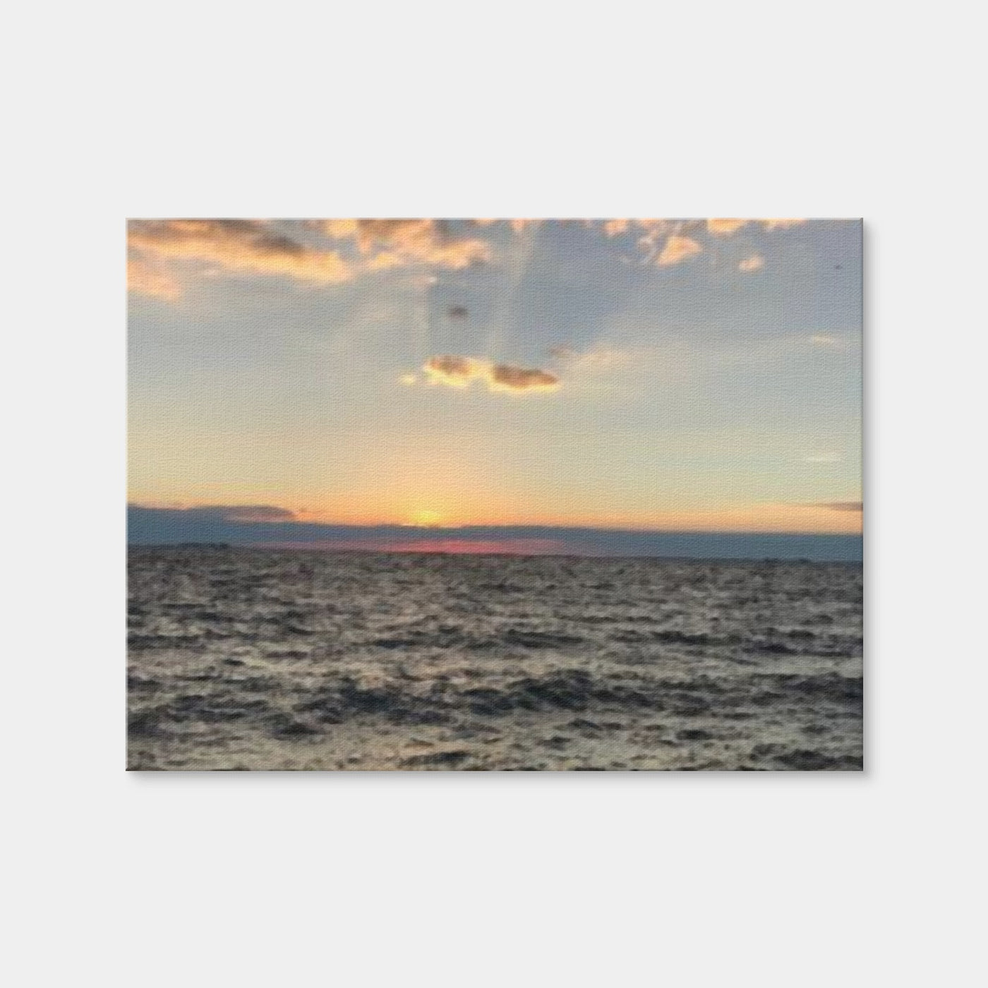 AUTO-MOCKUP WHITE | Ocean Sunset | 1 Piece | Gallery Wrap | group=4x3