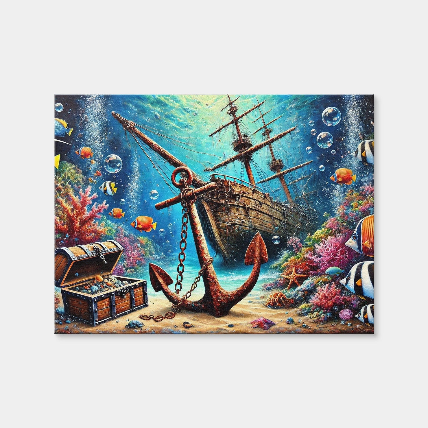 AUTO-MOCKUP WHITE | Ocean Treasures | 1 Piece | Gallery Wrap | group=4x3