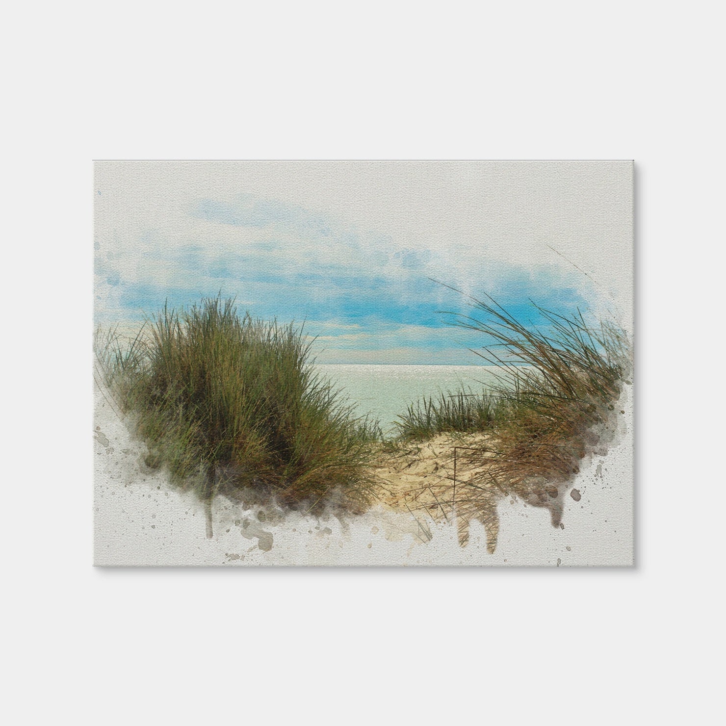 AUTO-MOCKUP WHITE | Ocean View Painting | 1 Piece | Gallery Wrap | group=4x3
