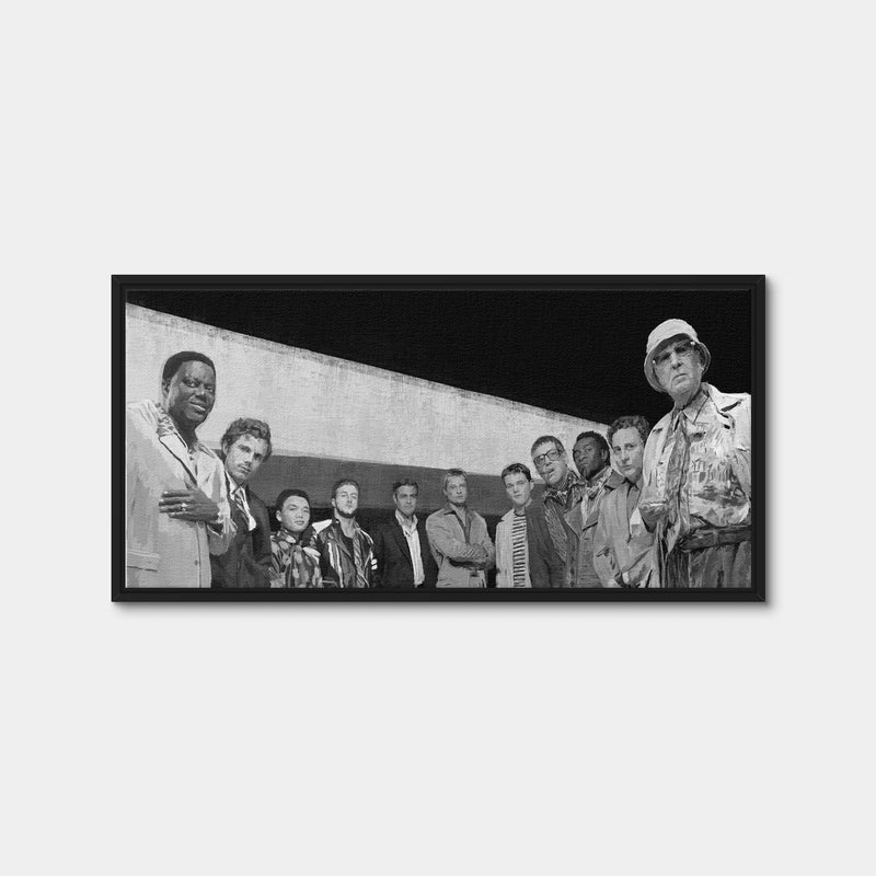 AUTO-MOCKUP WHITE | Oceans 11 | 1 Piece | Black Framed Canvas | group=2x1