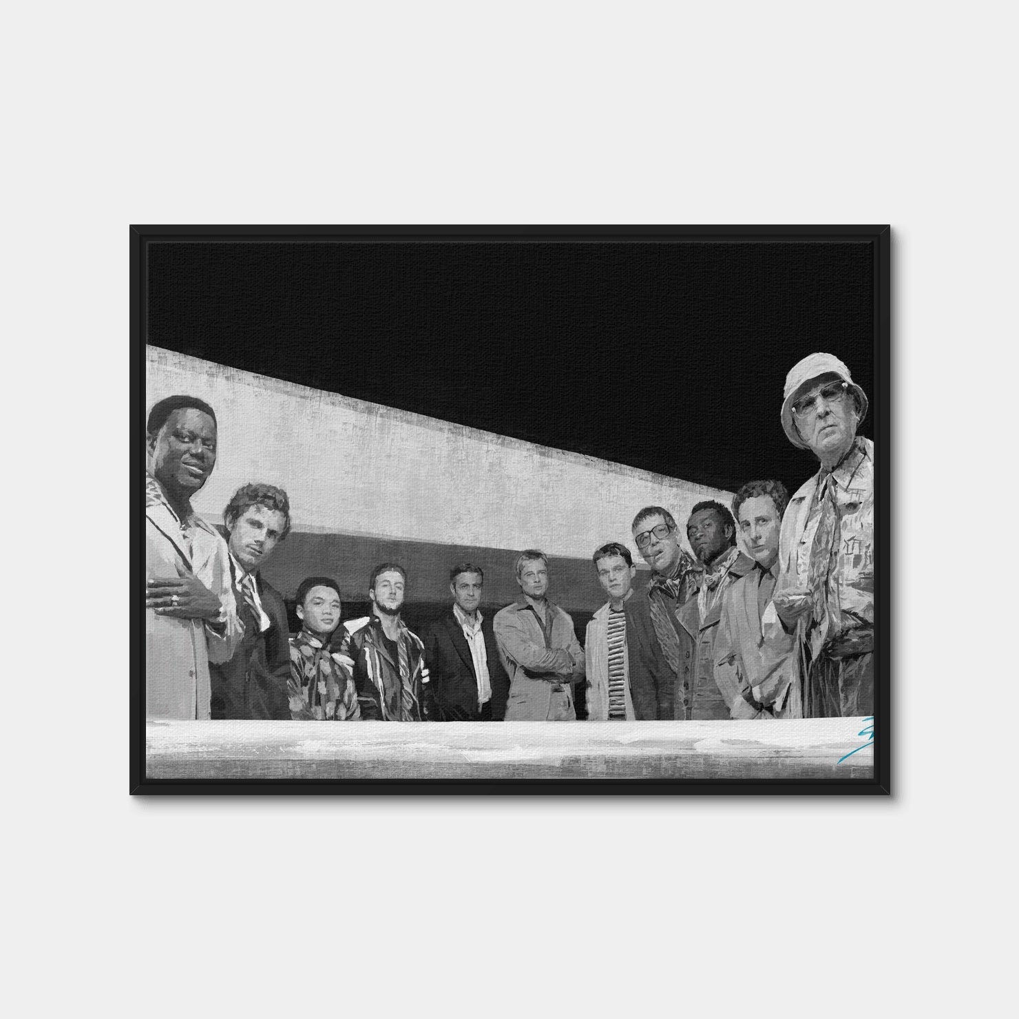 AUTO-MOCKUP WHITE | Oceans 11 | 1 Piece | Black Framed Canvas | group=4x3