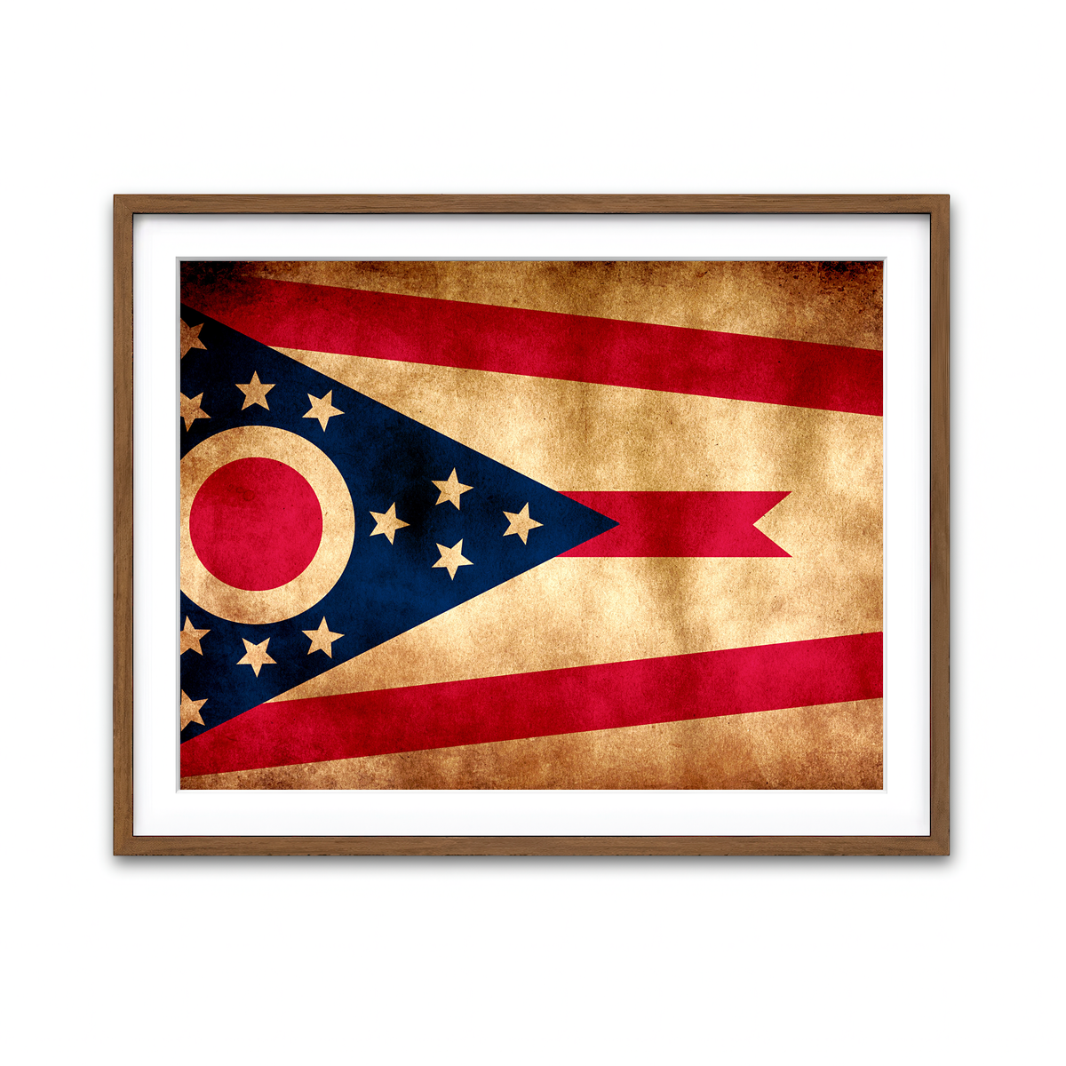 Framed Print 4x3 Walnut