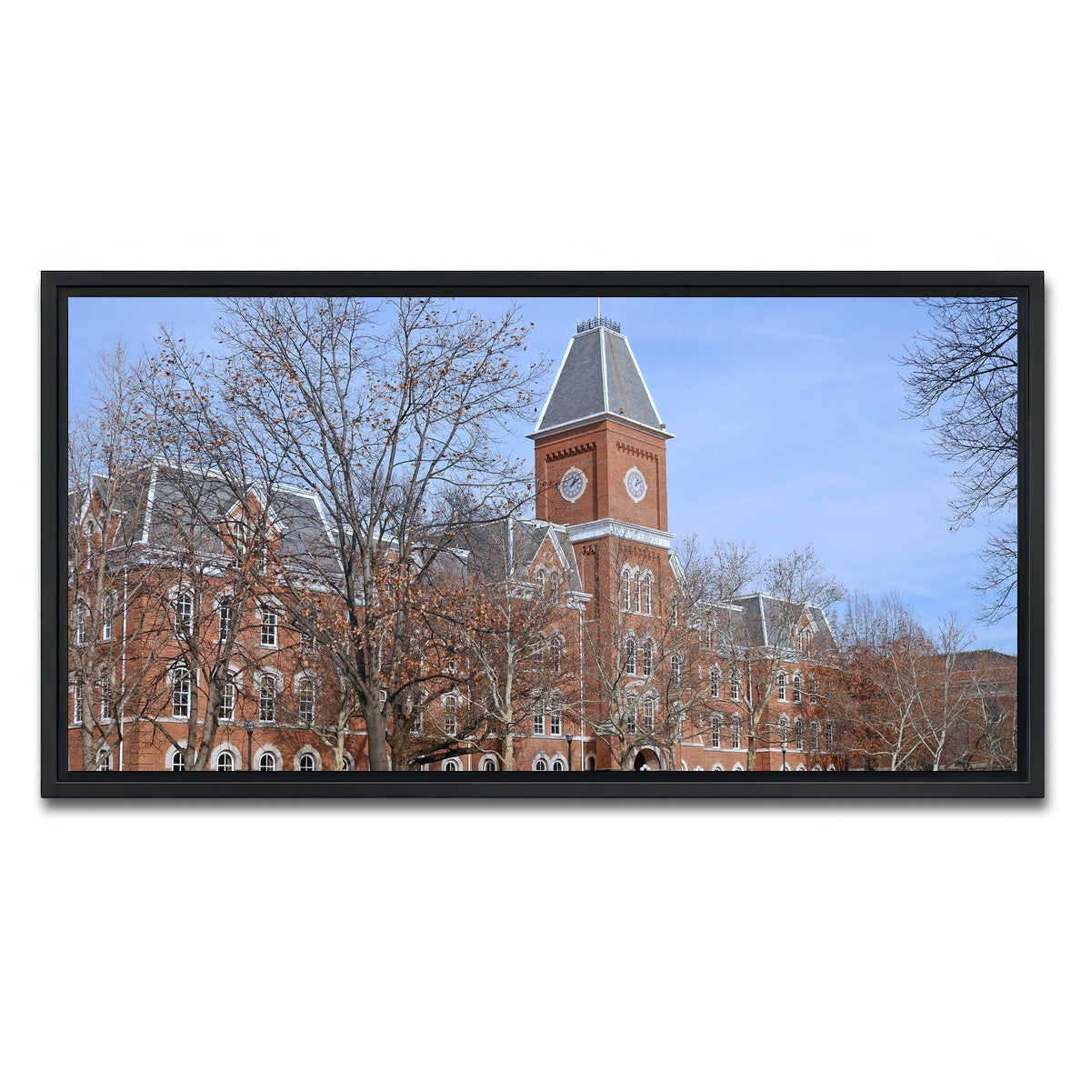 AUTO-MOCKUP WHITE | Ohio State University Hall | 1 Piece | Black Framed Canvas | group=2x1