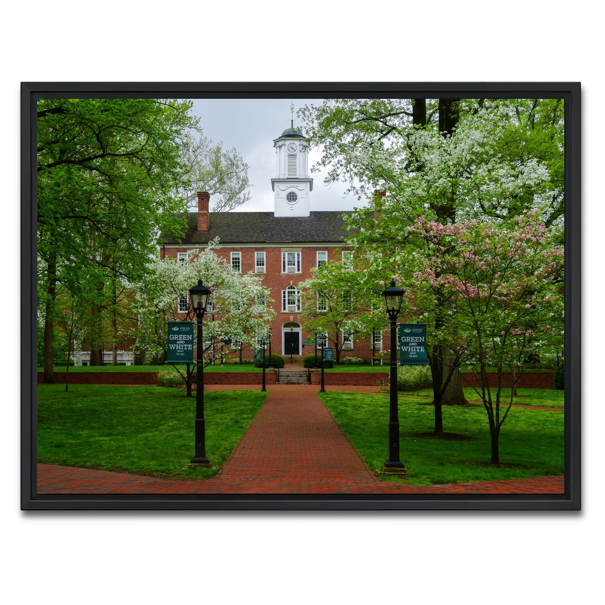 AUTO-MOCKUP WHITE | Ohio University | 1 Piece | Black Framed Canvas | group=4x3