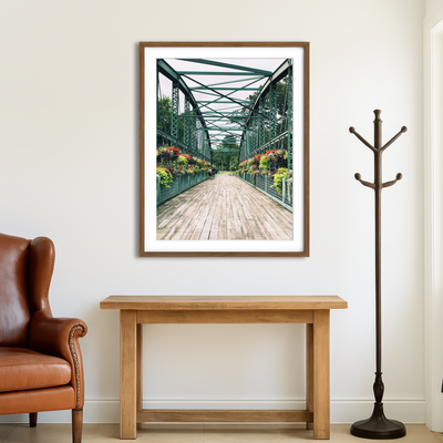 AUTO-MOCKUP ROOM | Old Drake Hill Flower Bridge Wall Art