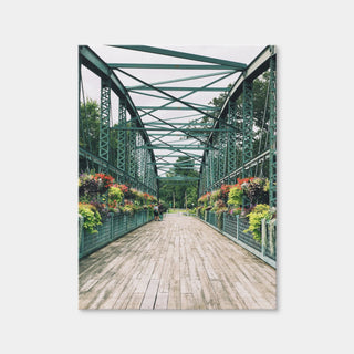 AUTO-MOCKUP WHITE | Old Drake Hill Flower Bridge | 1 Piece | Gallery Wrap Canvas | group=3x4
