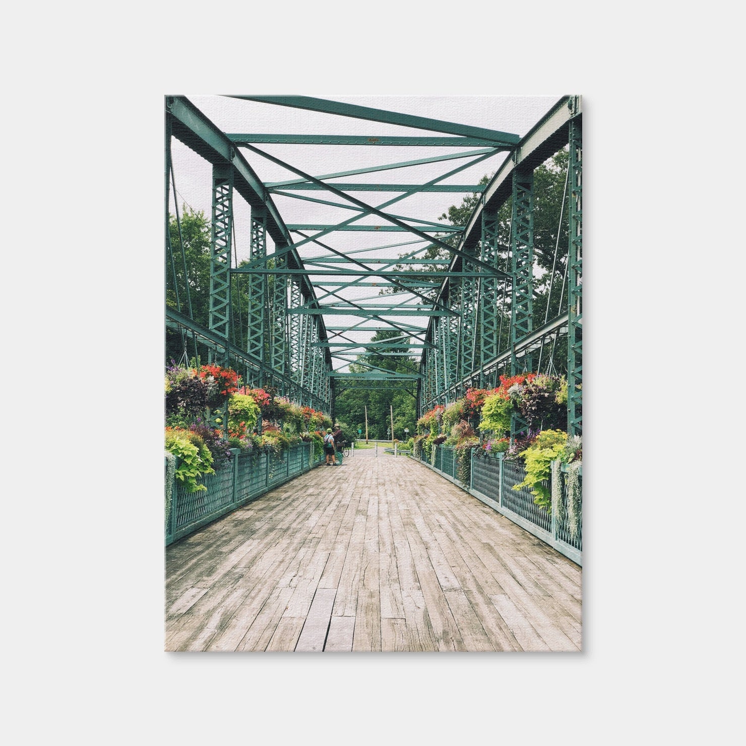 AUTO-MOCKUP WHITE | Old Drake Hill Flower Bridge | 1 Piece | Gallery Wrap Canvas | group=3x4