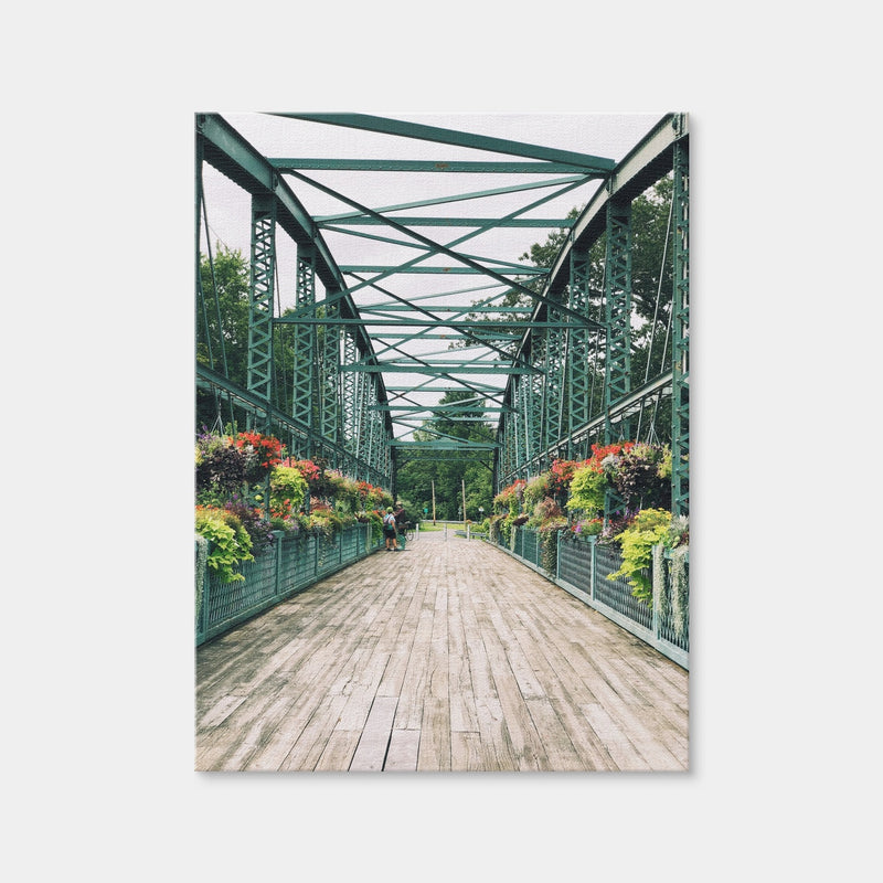 AUTO-MOCKUP WHITE | Old Drake Hill Flower Bridge | 1 Piece | Gallery Wrap Canvas | group=3x4