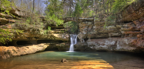 Old Man's Cave Upper Falls Wall Art