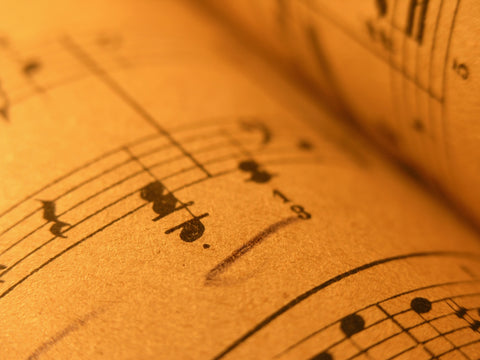 Old Sheet Music Wall Art