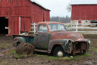 Old Wisconsin Dairy Farm Truck Wall Art