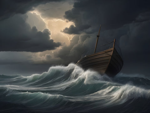 Old Wooden Ship Wall Art