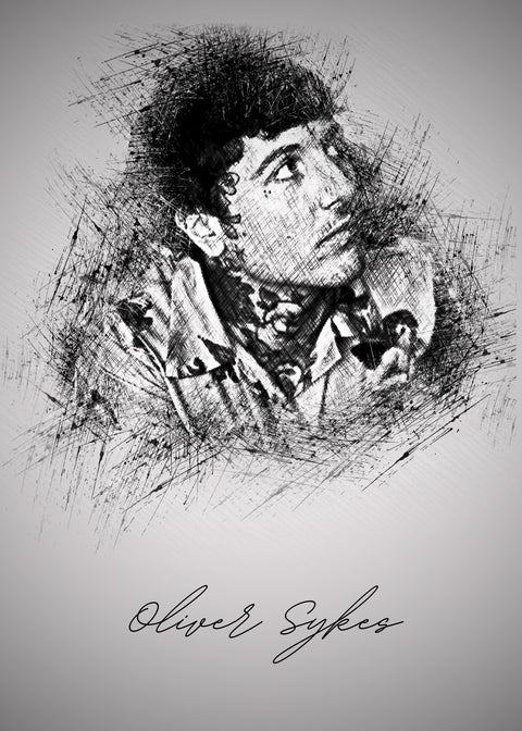 Oliver Sykes Look Wall Art