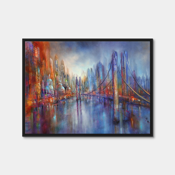 On The Road Wall Art — Framed Canvas Format preview