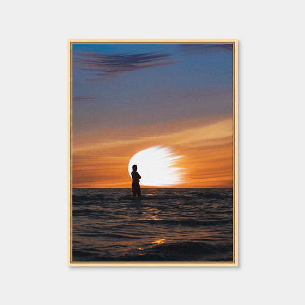 On Watch in the Water Wall Art — Framed Canvas Format preview