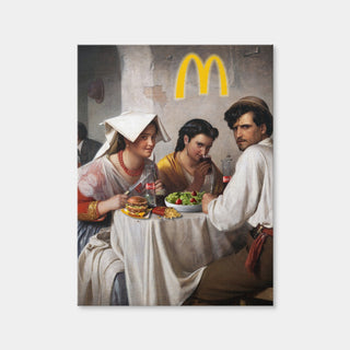 AUTO-MOCKUP WHITE | Once Upon The Time At McDonalds | 1 Piece | Gallery Wrap Canvas | group=3x4