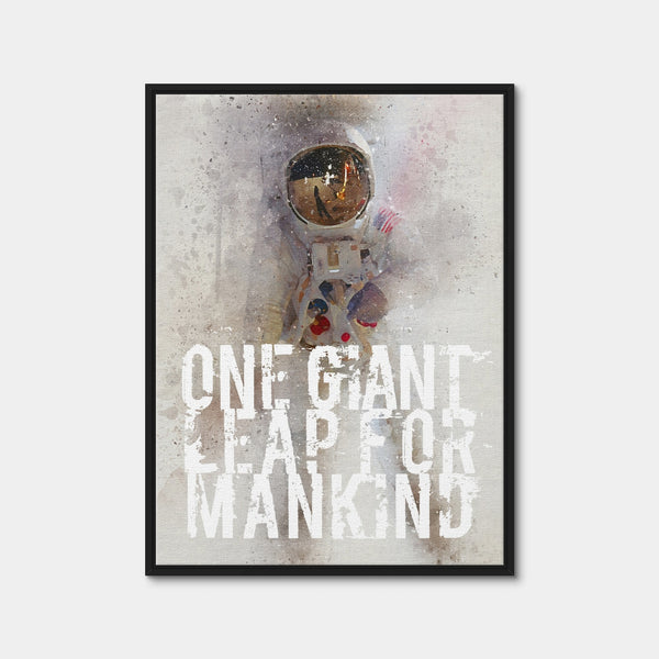 One Giant Leap Wall Art — Framed Canvas Format preview