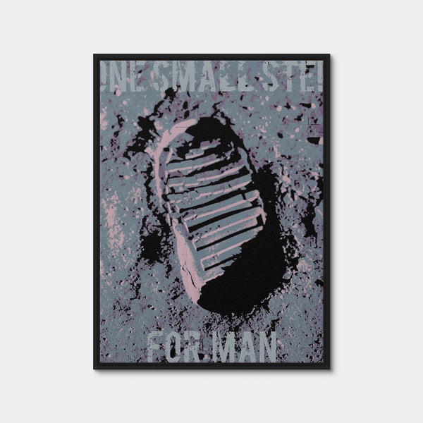 One Small Step Wall Art — Framed Canvas Format preview