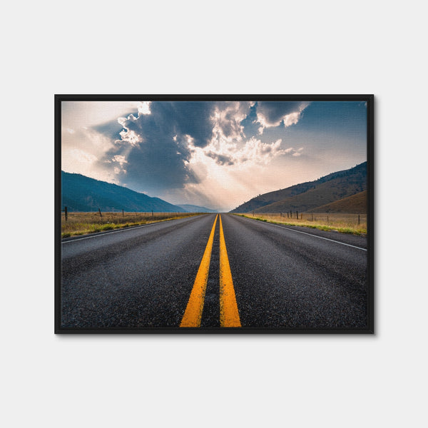 Open Road Wall Art — Framed Canvas Format preview