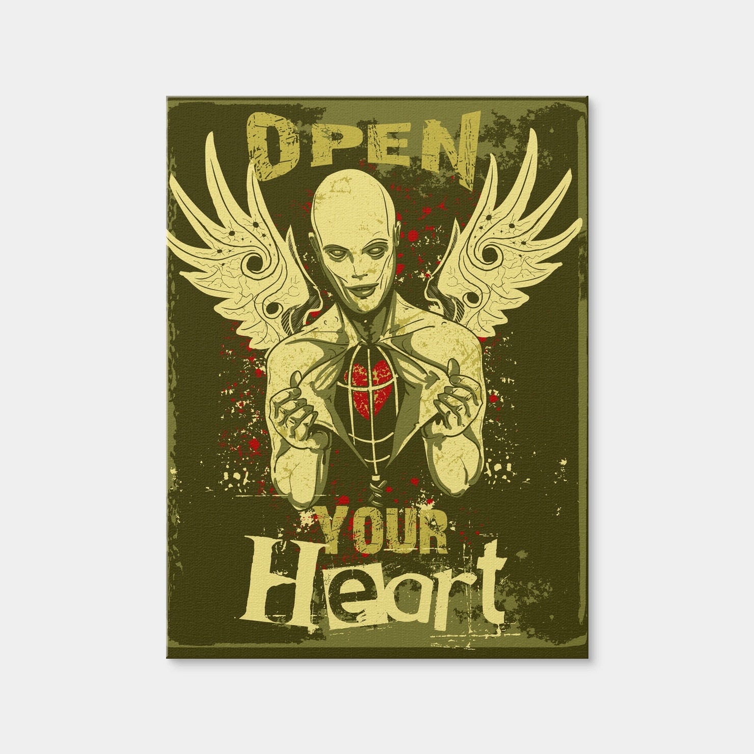AUTO-MOCKUP WHITE | Open Your Heart | 1 Piece | Gallery Wrap Canvas | group=3x4